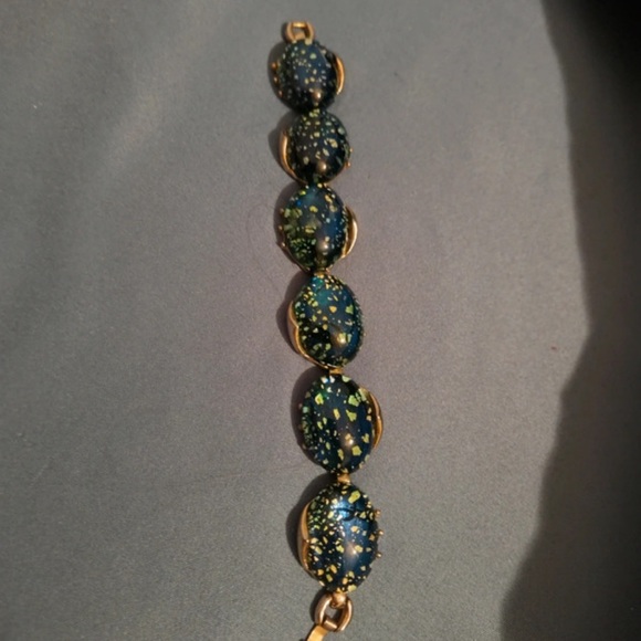 Unk Midnight Blue and Gold Accent Bracelet - Picture 1 of 2